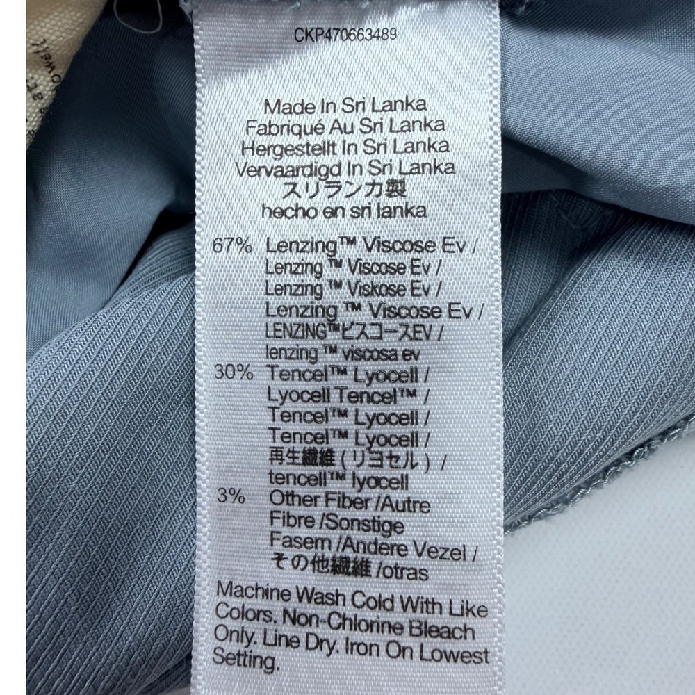 Madewell Neale Wide Leg Pants Womens 6 Blue New Pleated Tencel - Picture 6 of 15